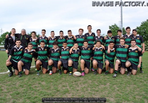 2015-05-09 Rugby Lyons Settimo Milanese U16-Rugby Varese (17-32)